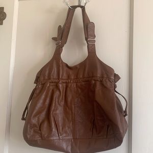 RUDSAK 100% Leather Hobo Shoulder Bag/Purse